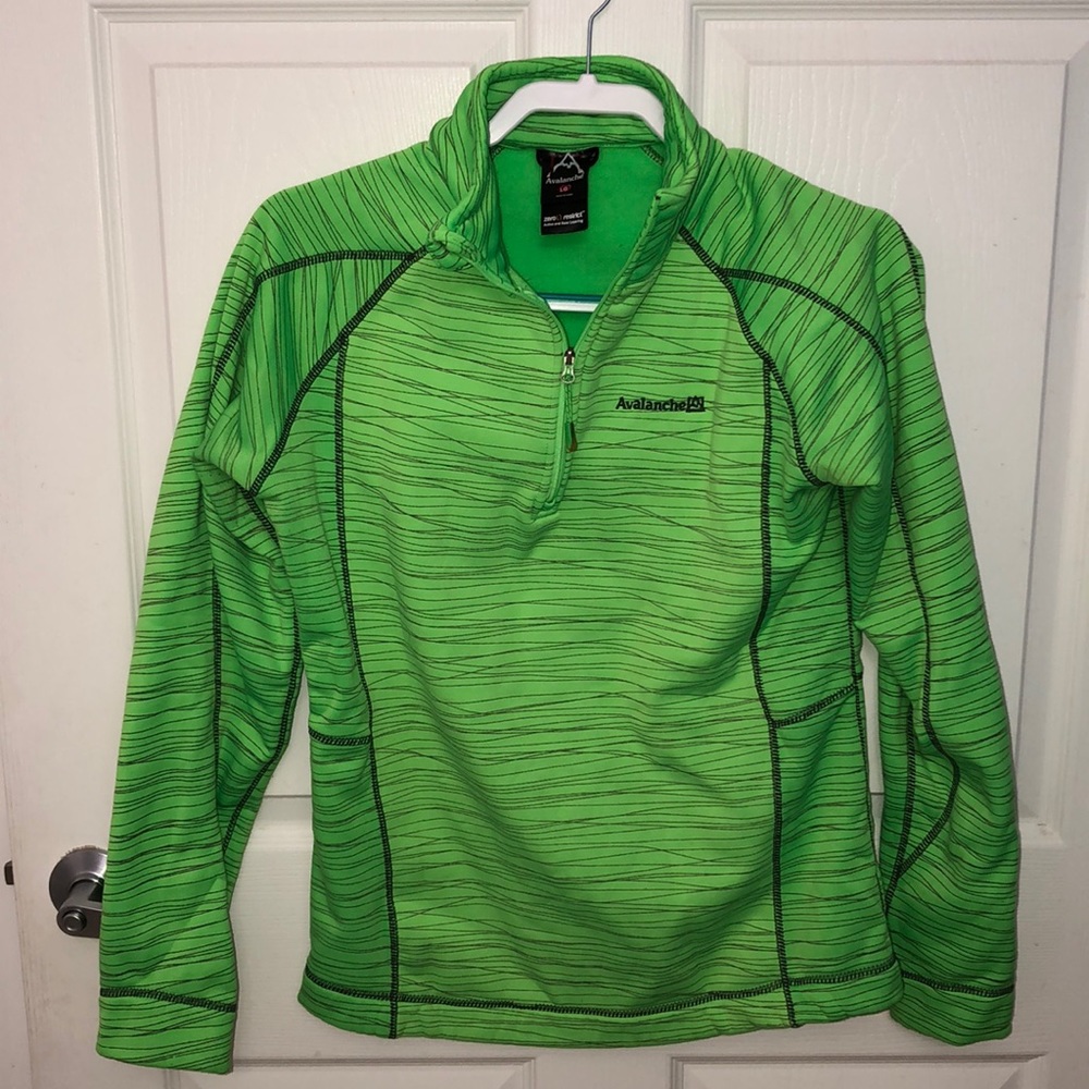 Avalanche Fleece Fitted Zip-up Pullover